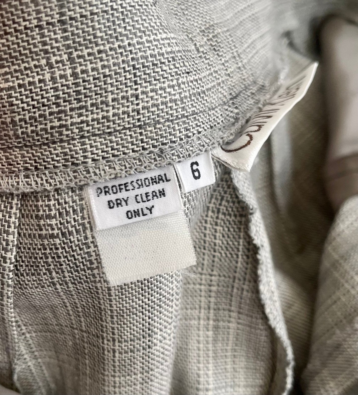 Vintage Calvin Klein High Waist Trousers 70s/80s Minimalist Woven Pants