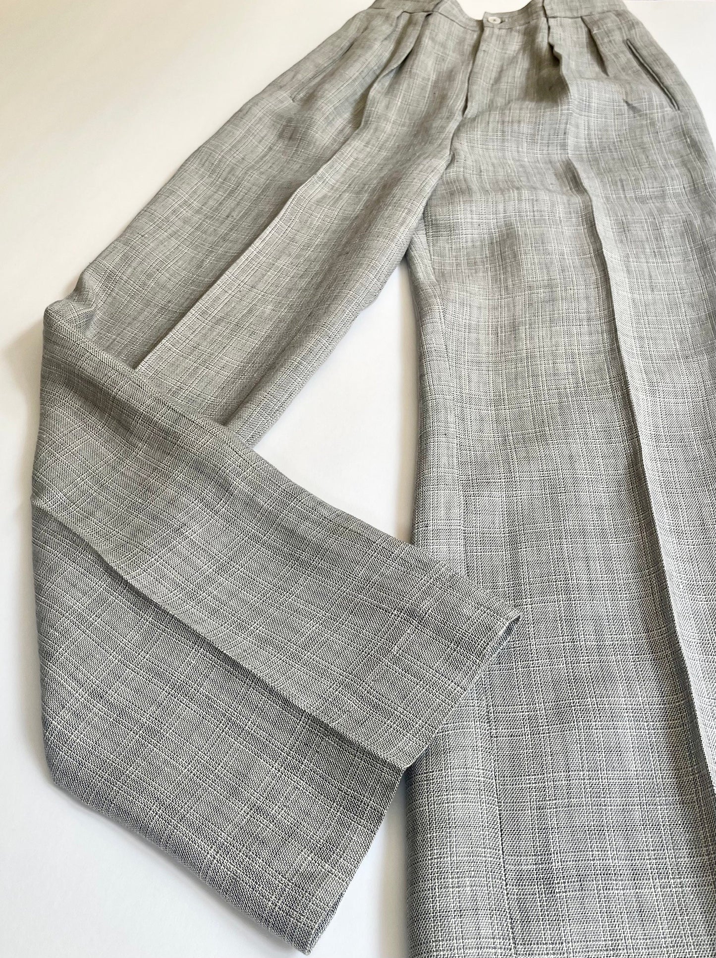 Vintage Calvin Klein High Waist Trousers 70s/80s Minimalist Woven Pants