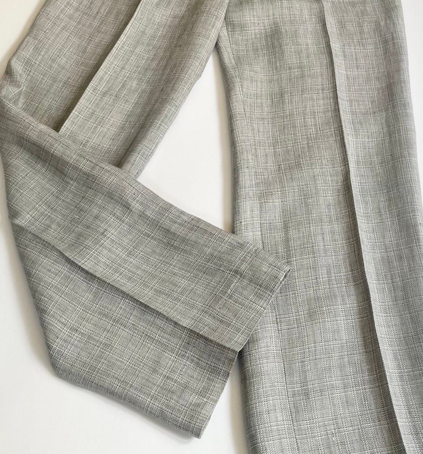 Vintage Calvin Klein High Waist Trousers 70s/80s Minimalist Woven Pants