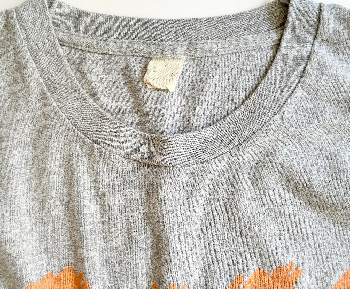 Vintage 80s Genesis Mama Tour T-Shirt Soft Gray Band Tee Rock Concert Merch