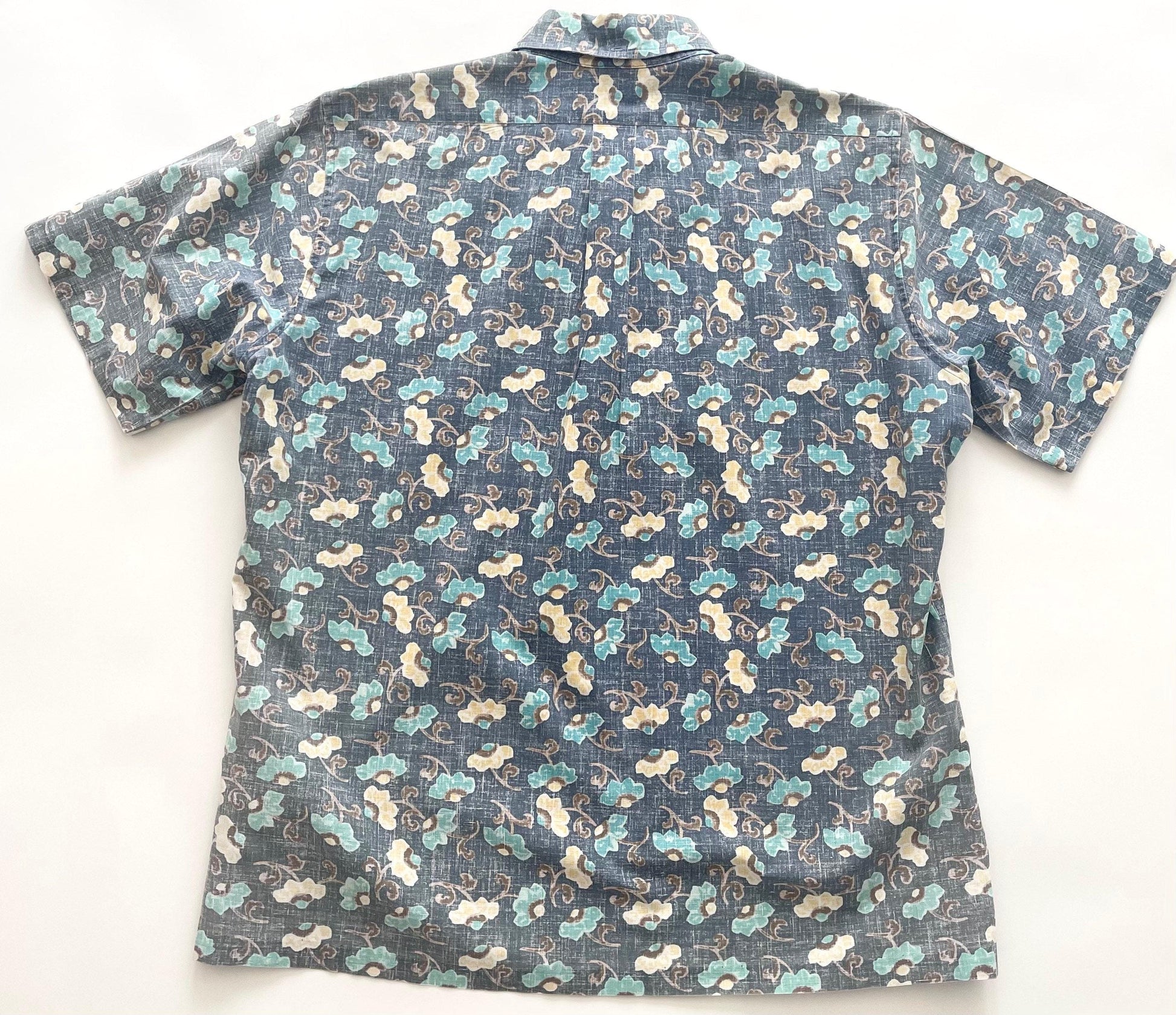 Vintage Reyn Spooner Hawaiian Shirt: 80s Floral Print Aloha Shirt