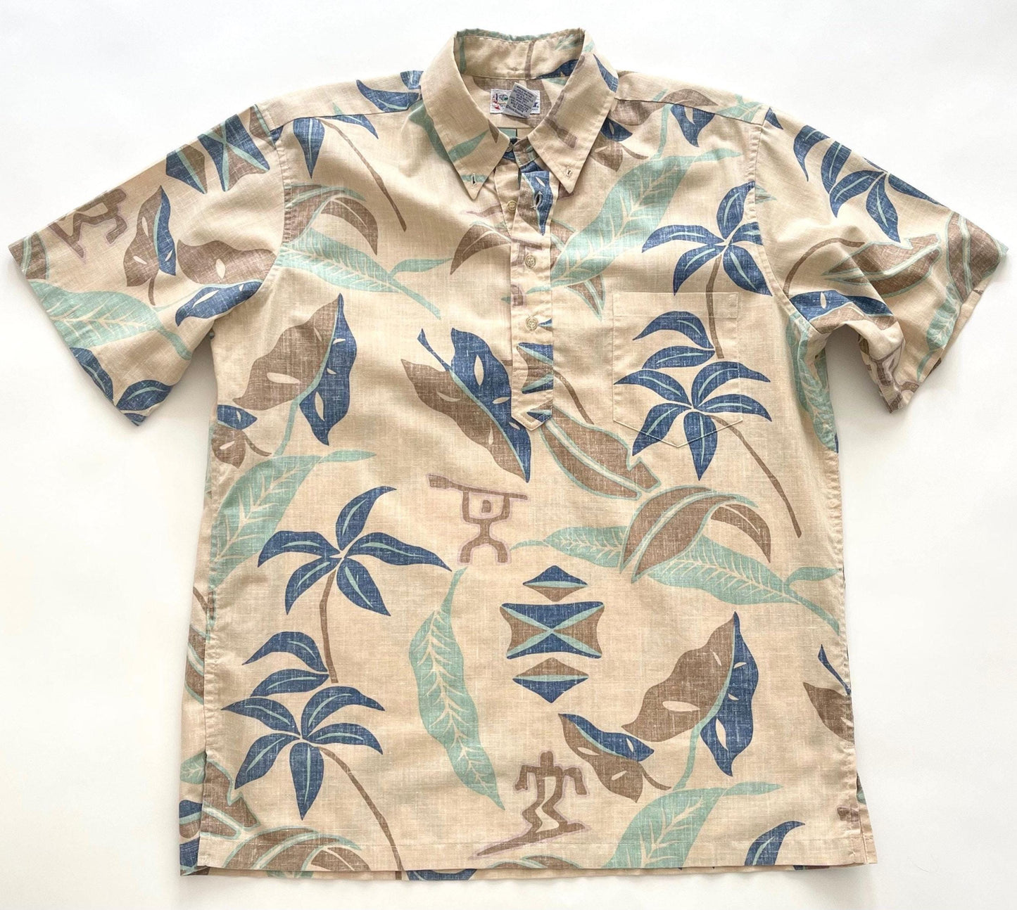 Vintage Reyn Spooner Hawaiian Shirt: 80s Tropical Aloha Shirt