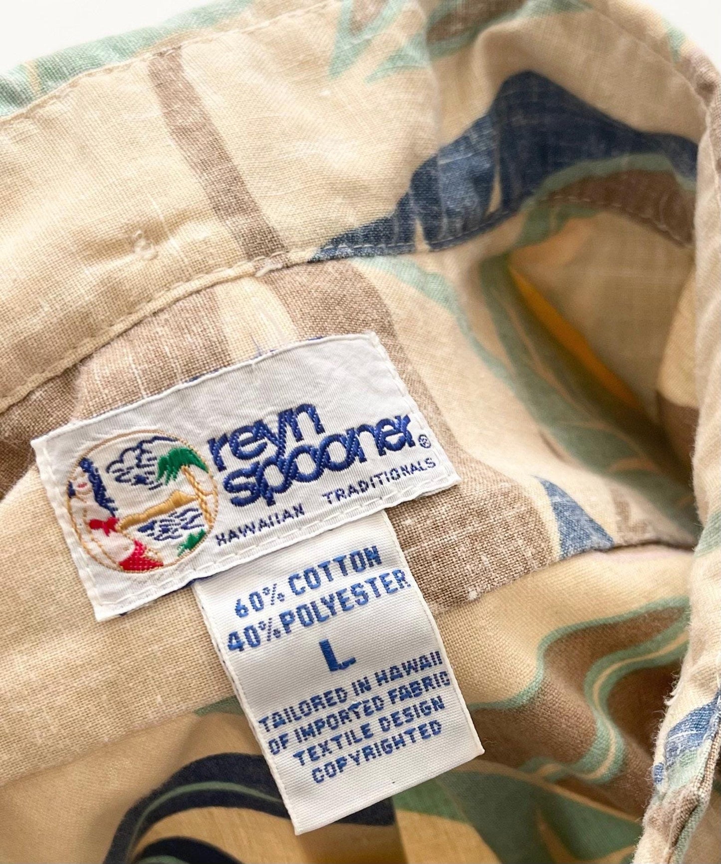Vintage Reyn Spooner Hawaiian Shirt: 80s Tropical Aloha Shirt