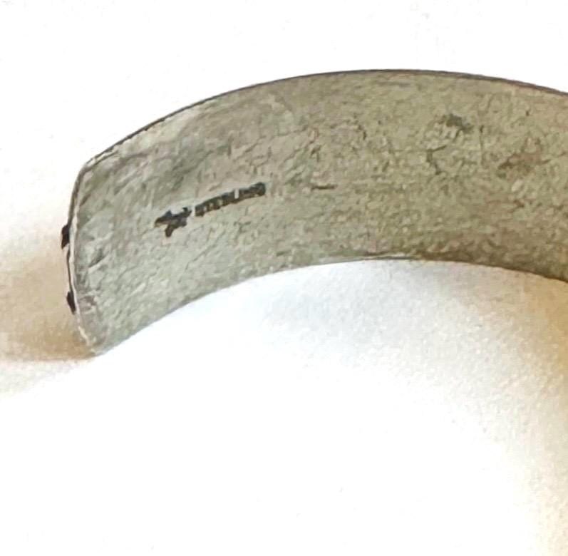 Bell Trading Navajo Cuff Bracelet Vintage Southwest Native American Trading Post Sterling Silver Railroad Twisted Rope