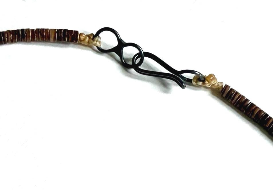 Fine Vintage Native American Spiny Oyster Beaded Necklace Santo Domingo Pueblo