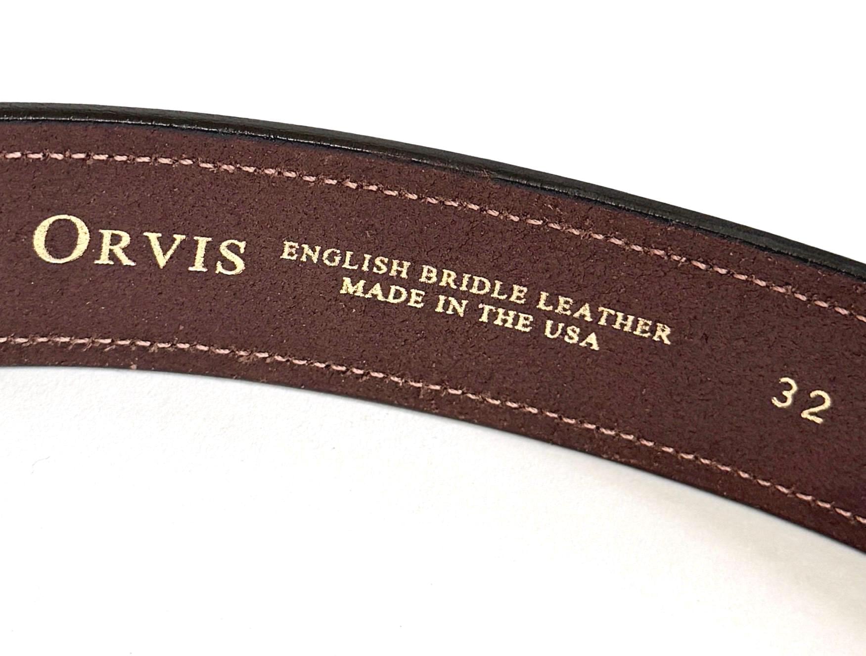 Vintage Equestrian Belt Brass English Stirrup Buckle Brown Leather Strap