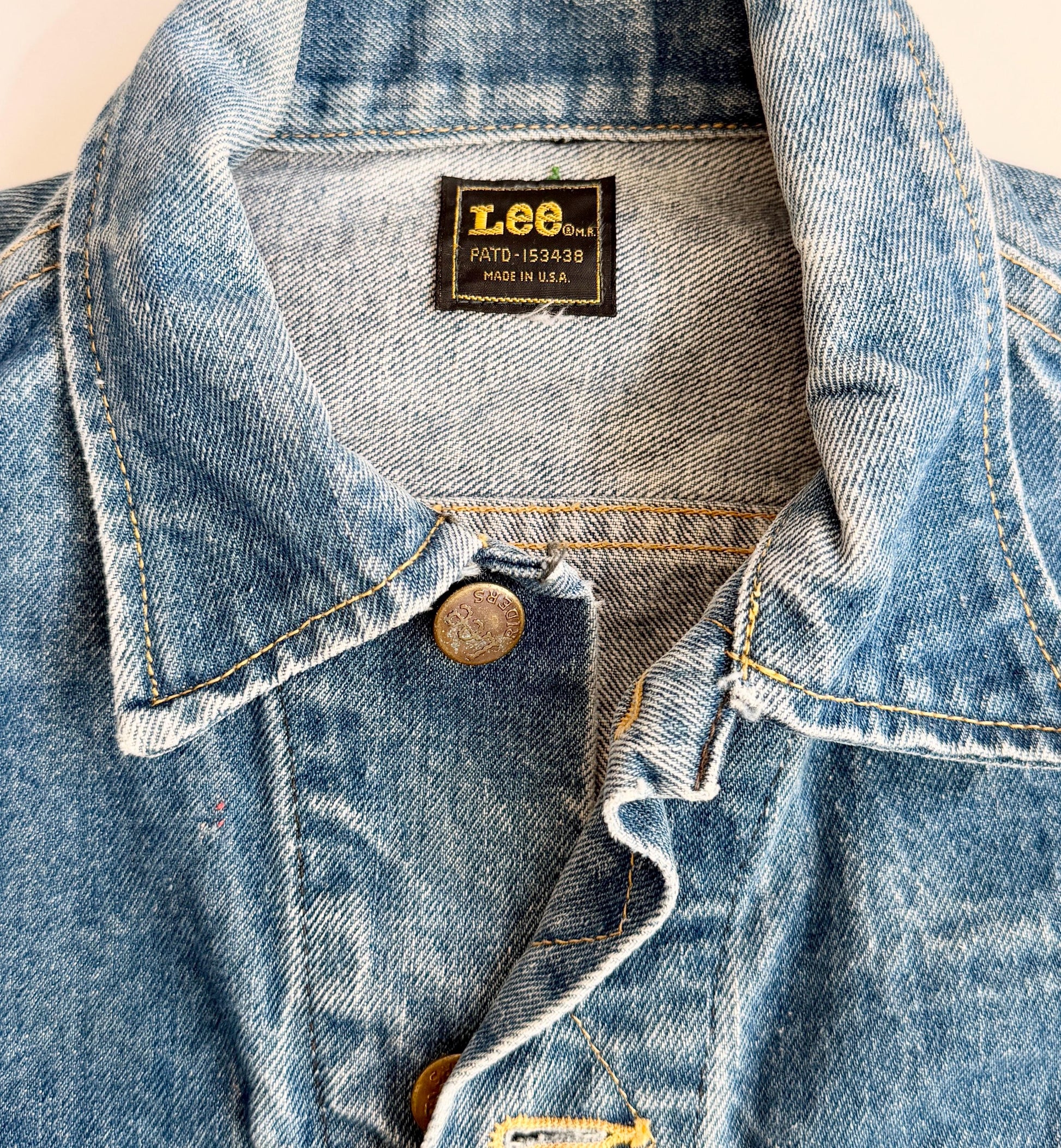 Vintage LEE Riders Denim Jacket Made in USA