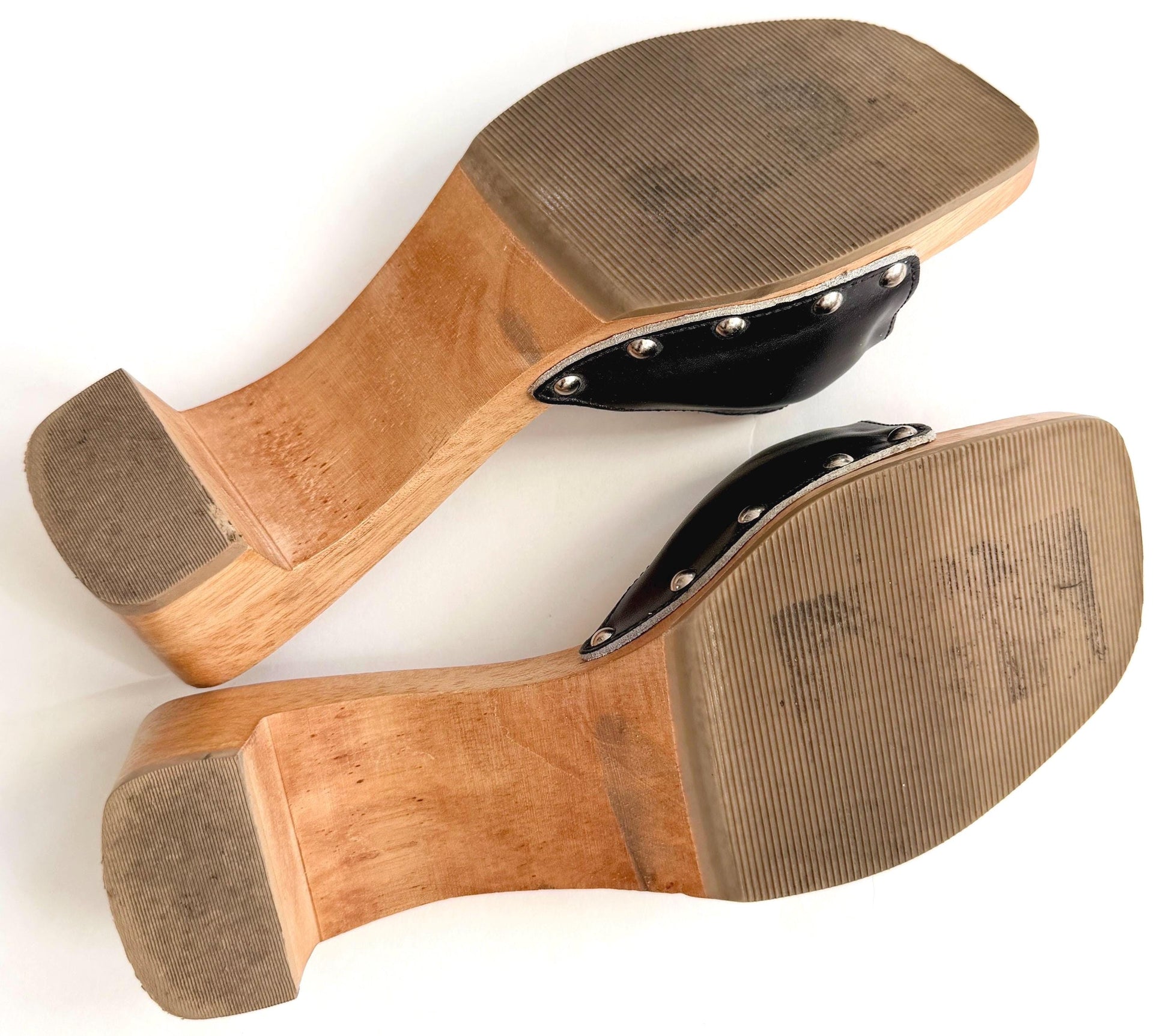 Vintage Dr. Scholl's Sandals Clogs Slides Made in Brazil Size 7M
